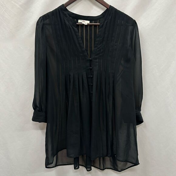 Womens Joie transparent blouse sz S - Picture 1 of 3